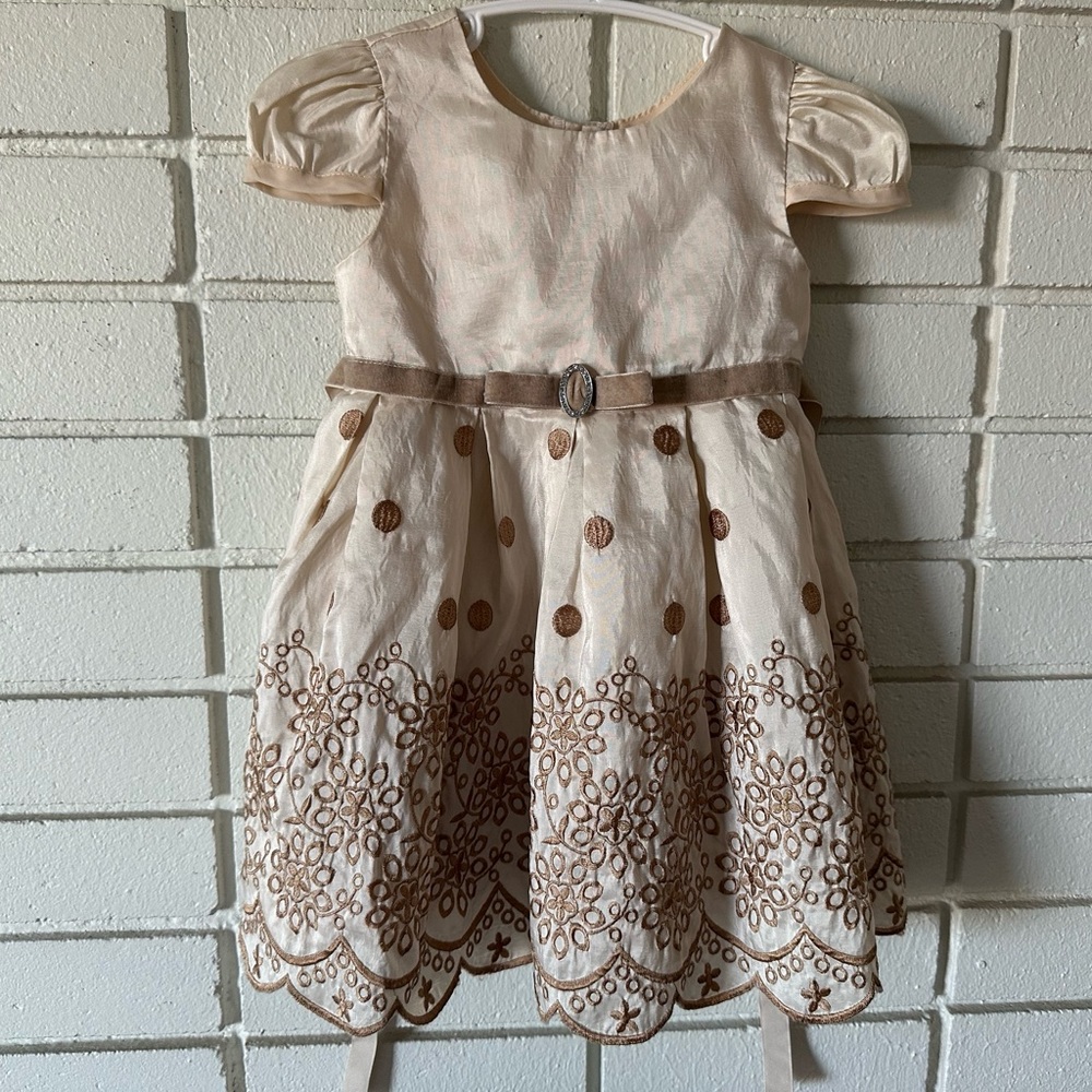 Embroidery Party Dress